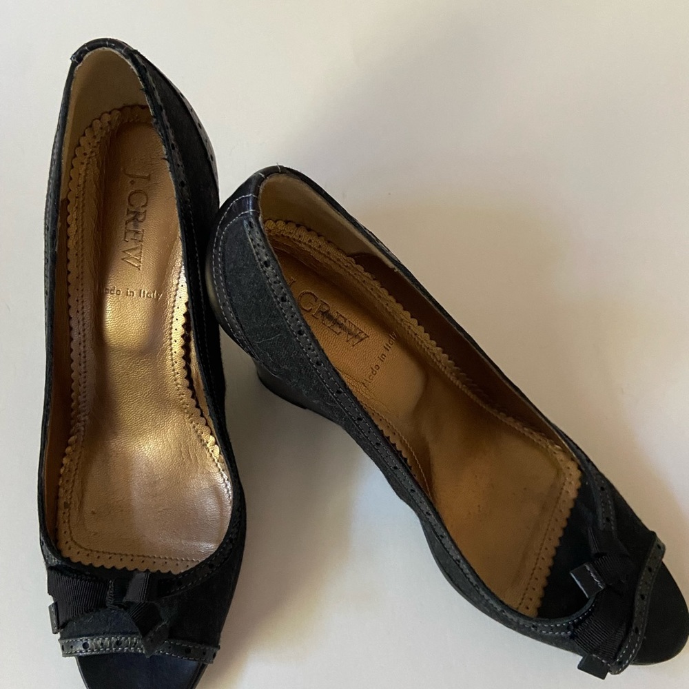 Etta Flannel Wedge Shoe
